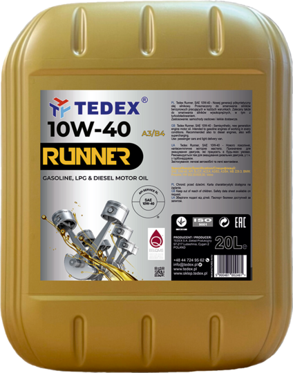 Олива моторна TEDEX RUNNER (FS) 10W40